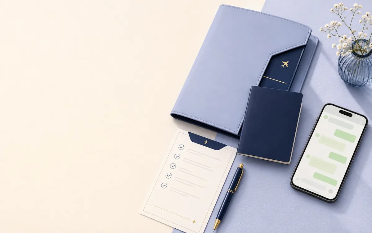 Visa document review checklist and travel file support